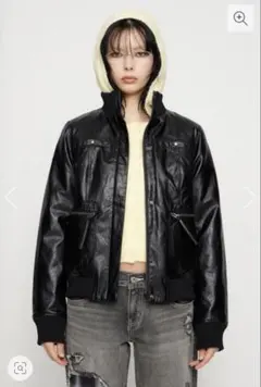 SEIRA×LAGUA F/LEATHER JK LAGUA GEM せいら - メルカリ