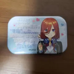 五等分の花嫁 三玖 缶バッジ キャラソン
