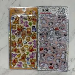 【正規品】プチドロップステッカー プチドロ プーさん101匹わんちゃん