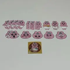 おぱんちゅうさぎ　スシロー　ピック10種16枚・ステッカー