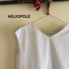 HELIOPOLE エリオポール 日本製 フレンチスリーブブラウス シャツのサムネイル