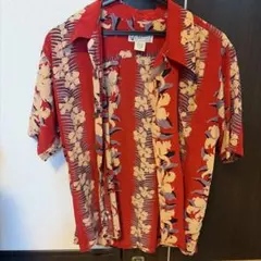 AVANTI アロハシャツ シルク100% レッド XSのサムネイル