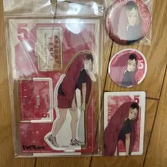 ハイキュー!! 孤爪研磨 缶バッジポストカードアクスタステッカー