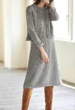 定価50600円 美品 Theory Luxe セオリー ツイード ワンピース