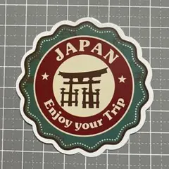 【YYY-48】防水ステッカー 国旗 旅行 トラベル カントリー 日本 ジャパン