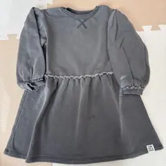 H&M グレー 長袖 ワンピース