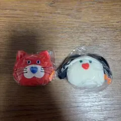 mojojojo 犬と猫 マスコット2個セット