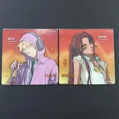 エイリアンステージ ゾンステ ルカ ヒョナ アクリルコースター セット