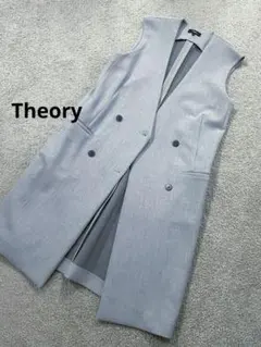 極美品 Theory ジレ ダブルブレスト ベスト アイボリー 近年モデル 38 極美品 Theory ジレ ダブルブレスト ベスト アイボリー 近年モデル 38