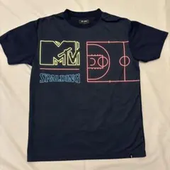SPALDING バスケットボールTシャツ ネイビー