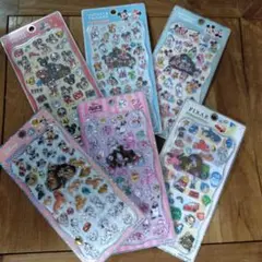☆新品未開封正規品☆ ディズニー プチドロップステッカー 6種類セット