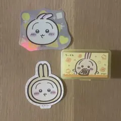 ちいかわ うさぎ ステッカー ケース セット