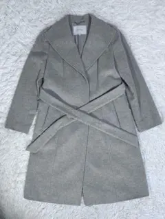 極美品 アンタイトルプレミアムライン ヌーベルプラティナム スタンドカラーコート