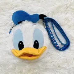 【美品】ドナルドダック リール付きポシェット　コインケース　ディズニー