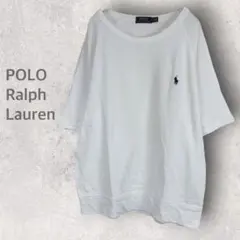 【ポロラルフローレン】クルーネックTシャツ L 綿100% 半袖スウェット