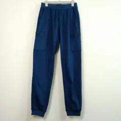 Adidas ジョガーパンツ ネイビー S〜M相当　ポケット個付き