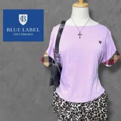 ブルーレーベル クレストブリッジ　Tシャツ バーバリーチェック　ハートのサムネイル