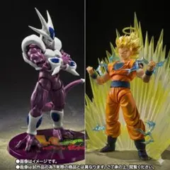 新品 S.H.Figuartsクウラ最終形態40周年とスーパーサイヤ人2孫悟空