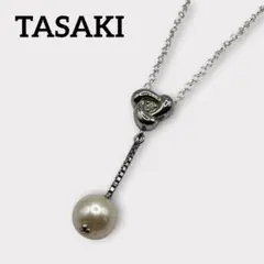 未使用級 高級◎】タサキ ペンダント パール ダイヤ フォーマル 箱付 
