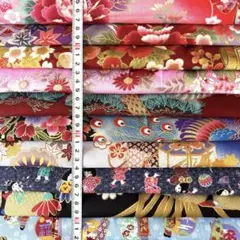 3)和柄はぎれセット10点