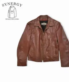 80's-90's SAMBER サンバー シングル レザージャケット