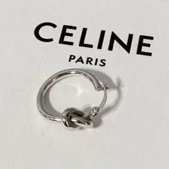 美品　CELINE セリーヌ　ノットスモールフープピアス　レディース　片耳のサムネイル