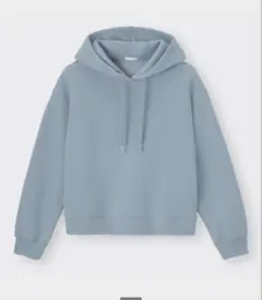 スウェットプルパーカ(長袖) 裏起毛 ボアスエット ユニクロ GU グレー M