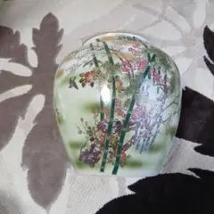 九谷焼　陶器 花瓶 竹 梅 縁起物 九谷焼 陶器 花瓶 竹 梅 縁起物 - メルカリ