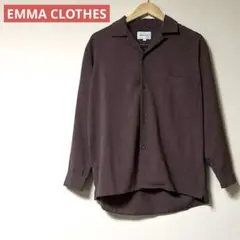 EMMA CLOTHES 開襟シャツ オープンカラー 長袖