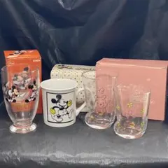Disney キャラクター グラス マグカップ など 新品未使用