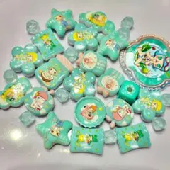 モリー　カスタムビーズ　ミントグリーン キャラクター ビーズセット　ティファ