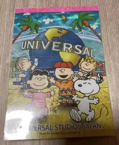 レア◎USJ限定◎スヌーピー当時物◎ブロックメモ