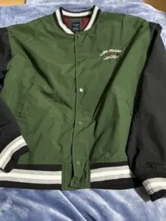 BACK NUMBER ナイロンジャケット L 緑/黒