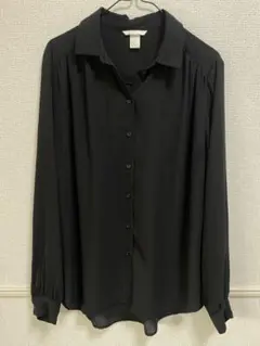H&M ブラック 長袖シャツ EUR 42