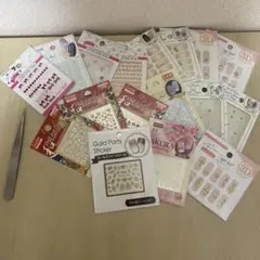 ❁⃘ネイルパーツシール 17点セット❁⃘