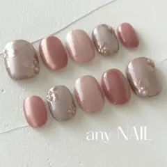 【サイズ変更無料】ネイルチップセット＊ No.162