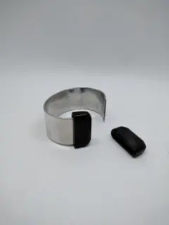 ac733様用　ナンタケットバングル部品（黒檀）40mm　２セット品 ac733様用ナンタケットバングル部品（黒檀）40mm2セット品