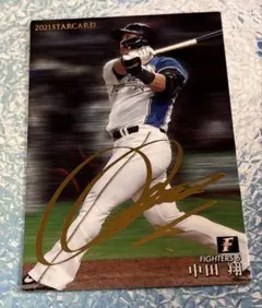 プロ野球チップス2021 S-33 中田翔　スターカード　箔押し