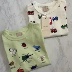 新品　未使用　タグ付き　プティマイン　petit main 半袖　tシャツ