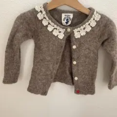 Reddy Appleseed カーディガン 80 ブラウン