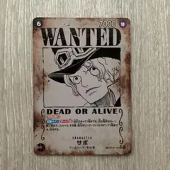 ワンピースカード　サボ　手配書