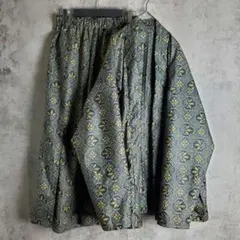 【セットアップ】着物リメイク 再構築 大きいサイズ 総柄 一点物 レトロのサムネイル