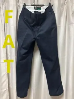 FAT イージーライダー　ワークパンツ　紺色　ネイビー　美品　日本製のサムネイル