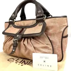 レアカラー✨セリーヌ パリマカダム ピンク ブギーバッグ トリオンフ キャンバス