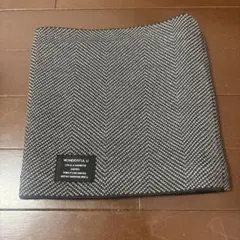 WONDERFUL U ヘリンボーン柄 ネックウォーマー 裏ボア 防寒のサムネイル
