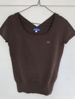 美品！！バーバリー　半袖ニット
