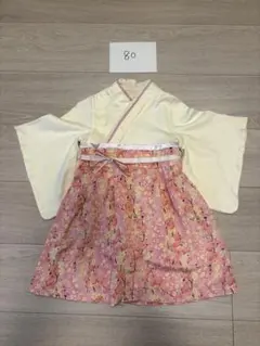 女の子ベビー　袴、ワンピース、ドレス等 4点セット