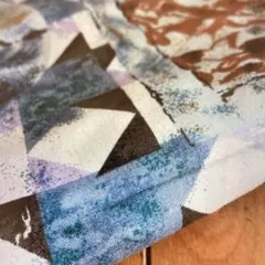 幾何学模様生地 115×116cm