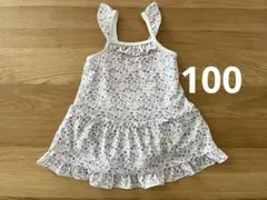 西松屋　水着　花柄　ワンピース　100