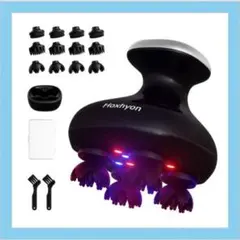 ヘッドスパ 電動頭皮ブラシ 3D振動 頭皮洗浄 頭皮エステ 防水 ブラック